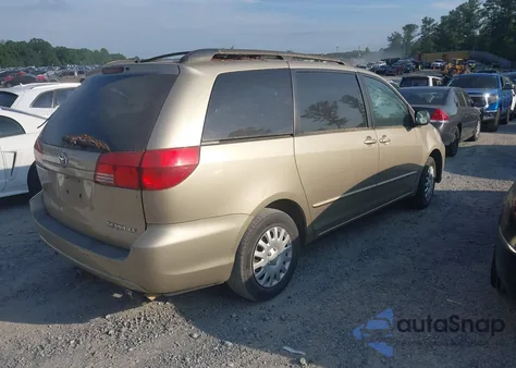 2004 Toyota Sienna Le из США, поврежденный, VIN 5TDZA23C24S072441